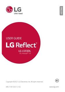 LG L555 manual. Smartphone Instructions.